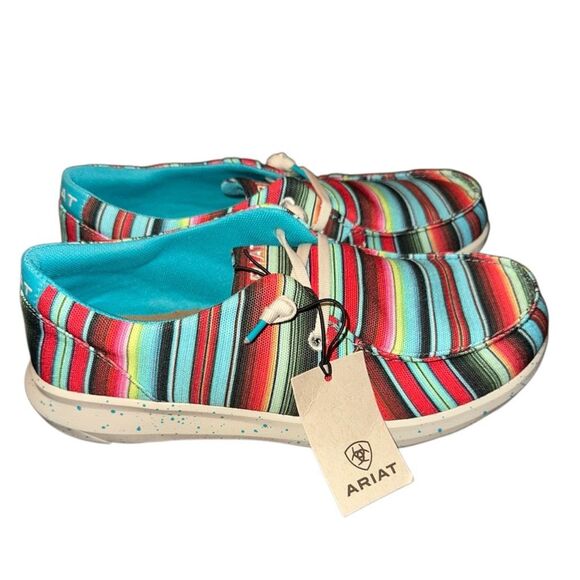Ariat Shoes - Ariat Hilo Serape Southwestern FLX Foam Moc Toe Shoes Womens 7.5 NEW